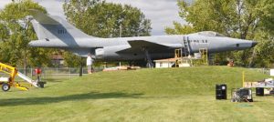 Military Fighter Aircraft Prepared for Restoration