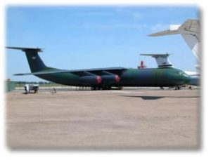 Dark Green and Blue Camouflaged Jet Restored